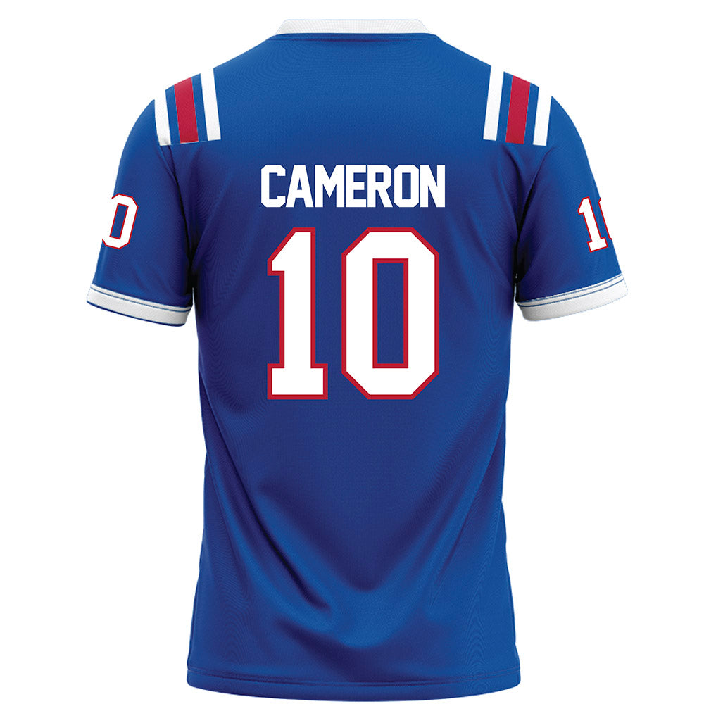 LA Tech - NCAA Football Legends : Colby Cameron - Blue Football Jersey-1