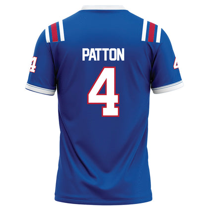 LA Tech - NCAA Football Legends : Quinton Patton - Blue Football Jersey-1
