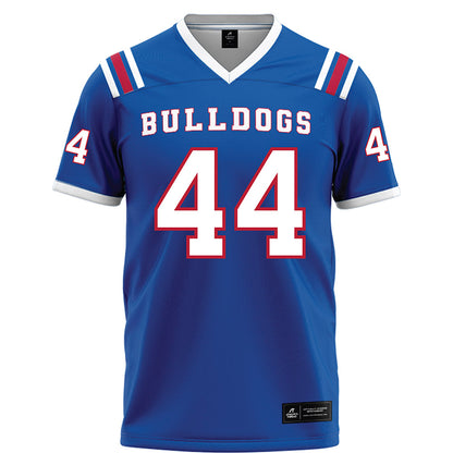 LA Tech - NCAA Football Legends : Adrien Cole - Blue Football Jersey-0