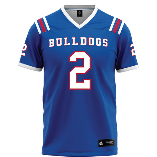 LA Tech - NCAA Football : Jessie Evans - Blue Football Jersey