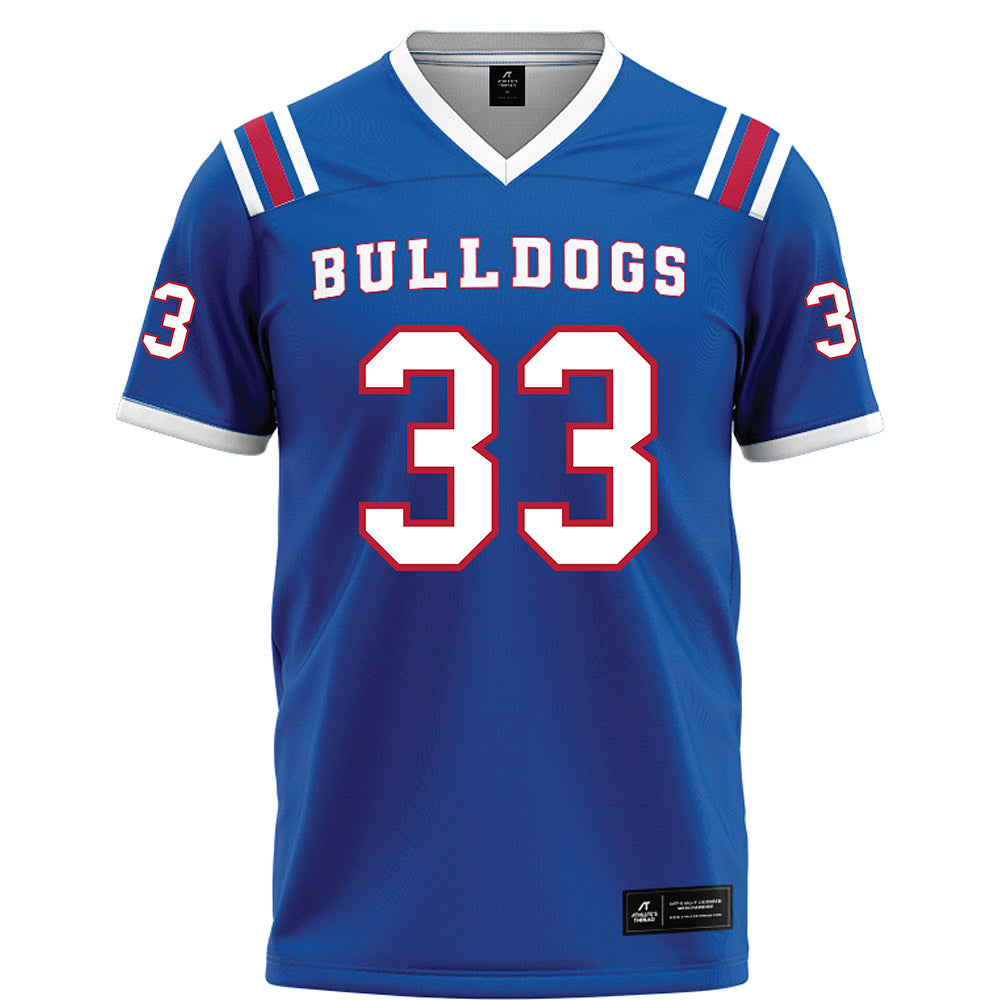 LA Tech - NCAA Football : Jaylon Parnell - Blue Football Jersey-0