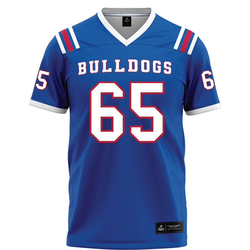 LA Tech - NCAA Football Legends : Kody Russey - Blue Football Jersey-0