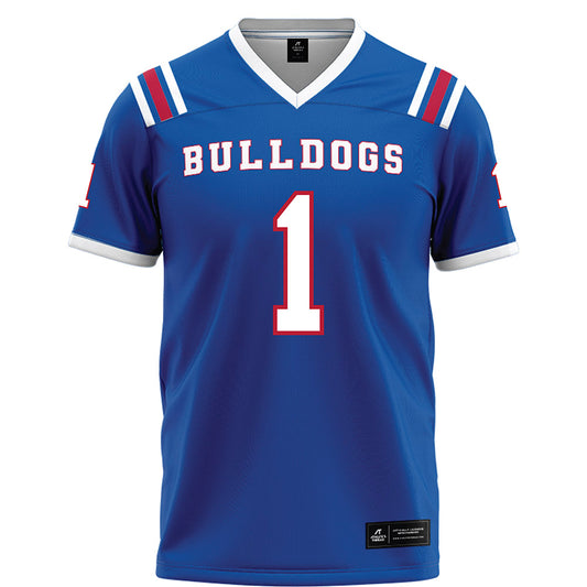 LA Tech - NCAA Football : Michael Richard - Blue Football Jersey-0
