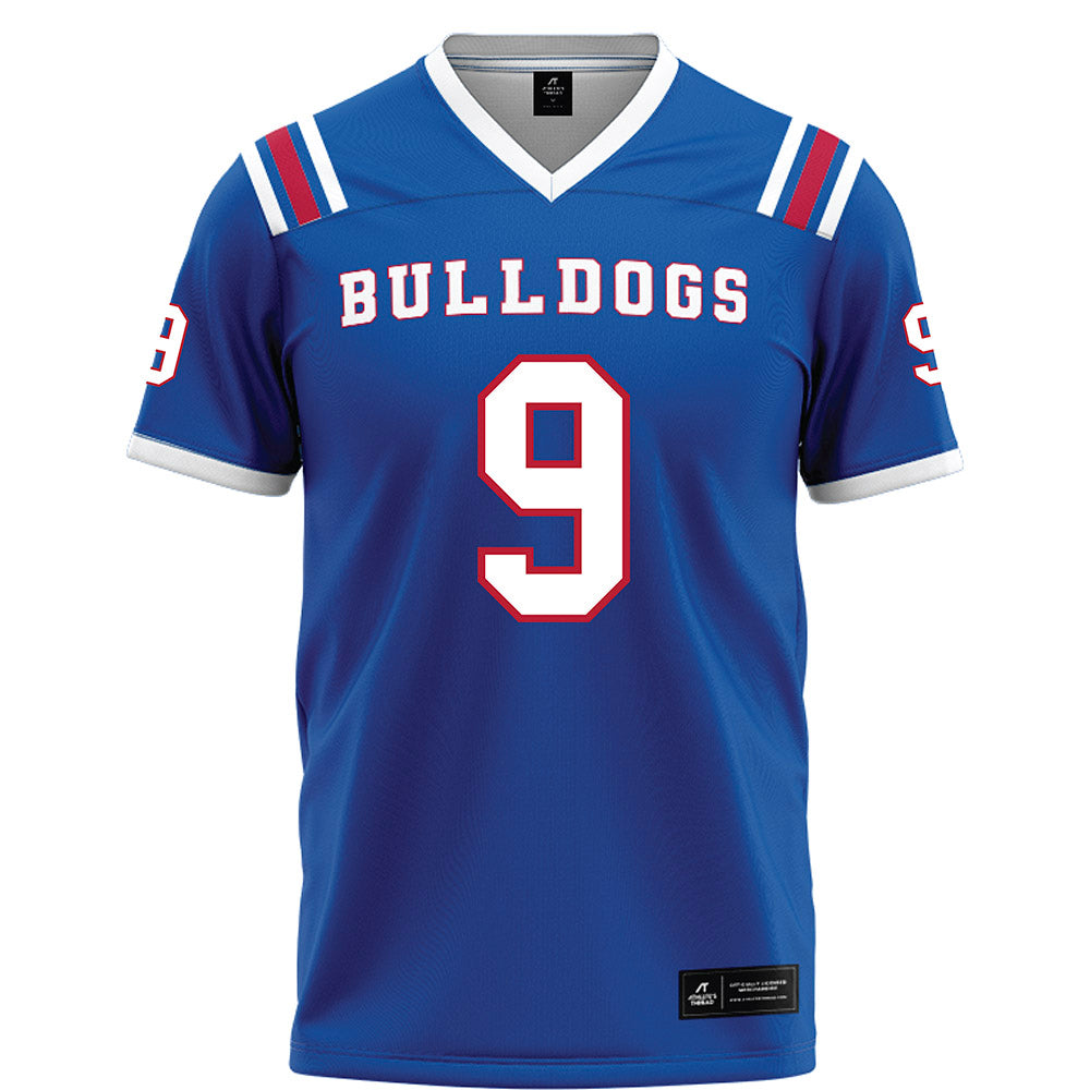 LA Tech - NCAA Football : Marlion Jackson - Blue Football Jersey