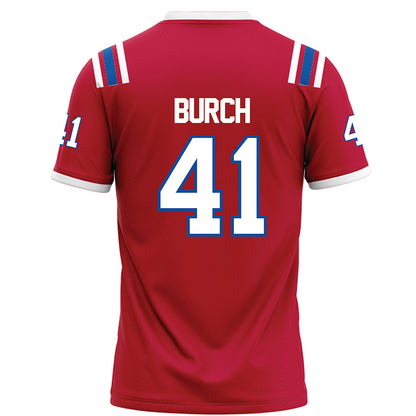 LA Tech - NCAA Football : Ean Burch - Red Football Jersey