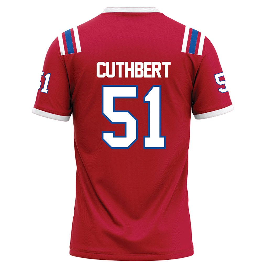 LA Tech - NCAA Football Legends : Josh Cuthbert - Red Football Jersey-1