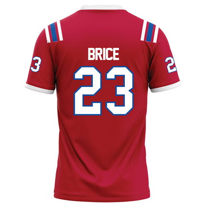 LA Tech - NCAA Football Legends : Kentrell Brice - Red Football Jersey-1