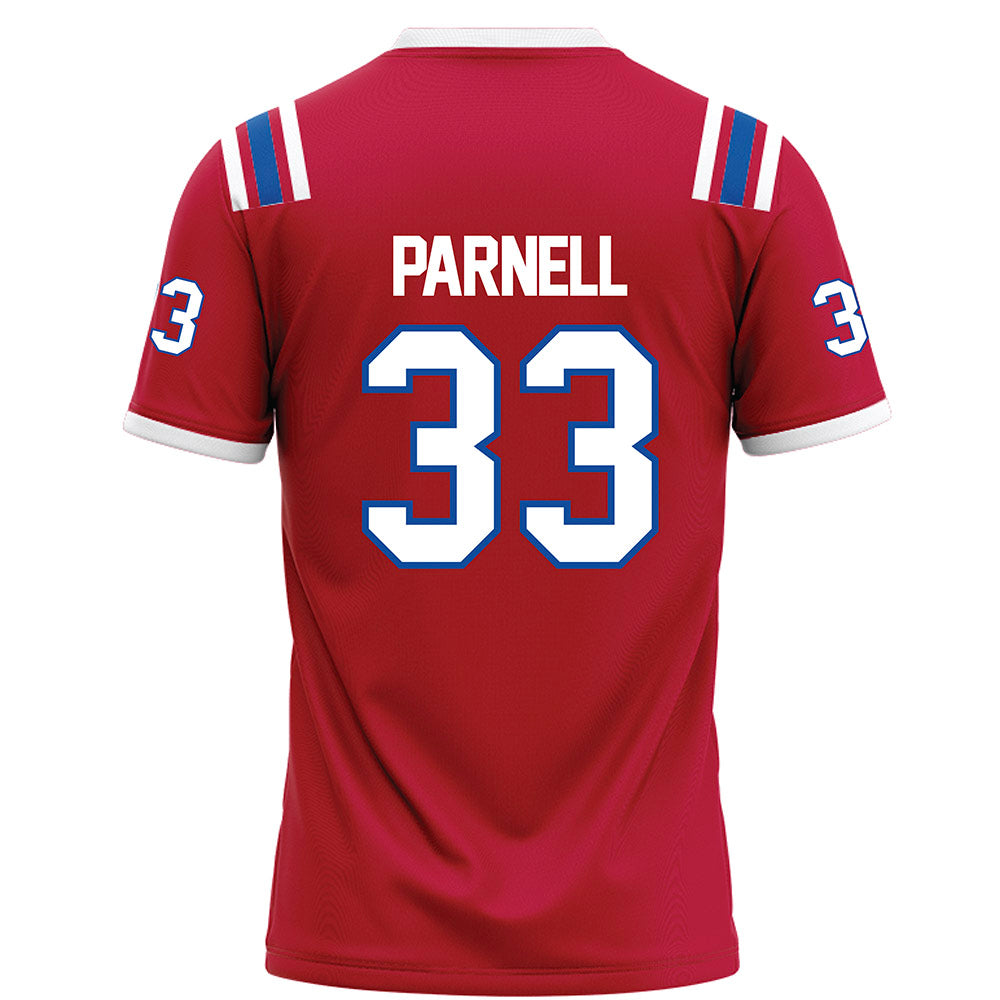 LA Tech - NCAA Football : Jaylon Parnell - Red Football Jersey-1