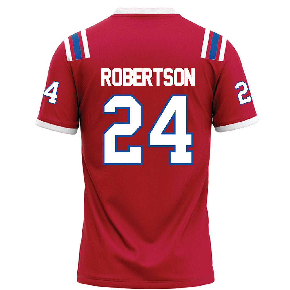 LA Tech - NCAA Football : Fredrick Robertson - Red Football Jersey