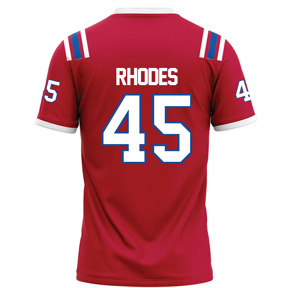 LA Tech - NCAA Football : Jamar Rhodes - Red Football Jersey