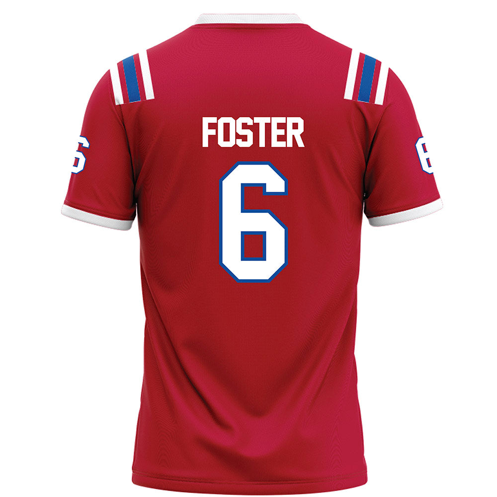 LA Tech - NCAA Football : Jakari Foster - Red Football Jersey-1