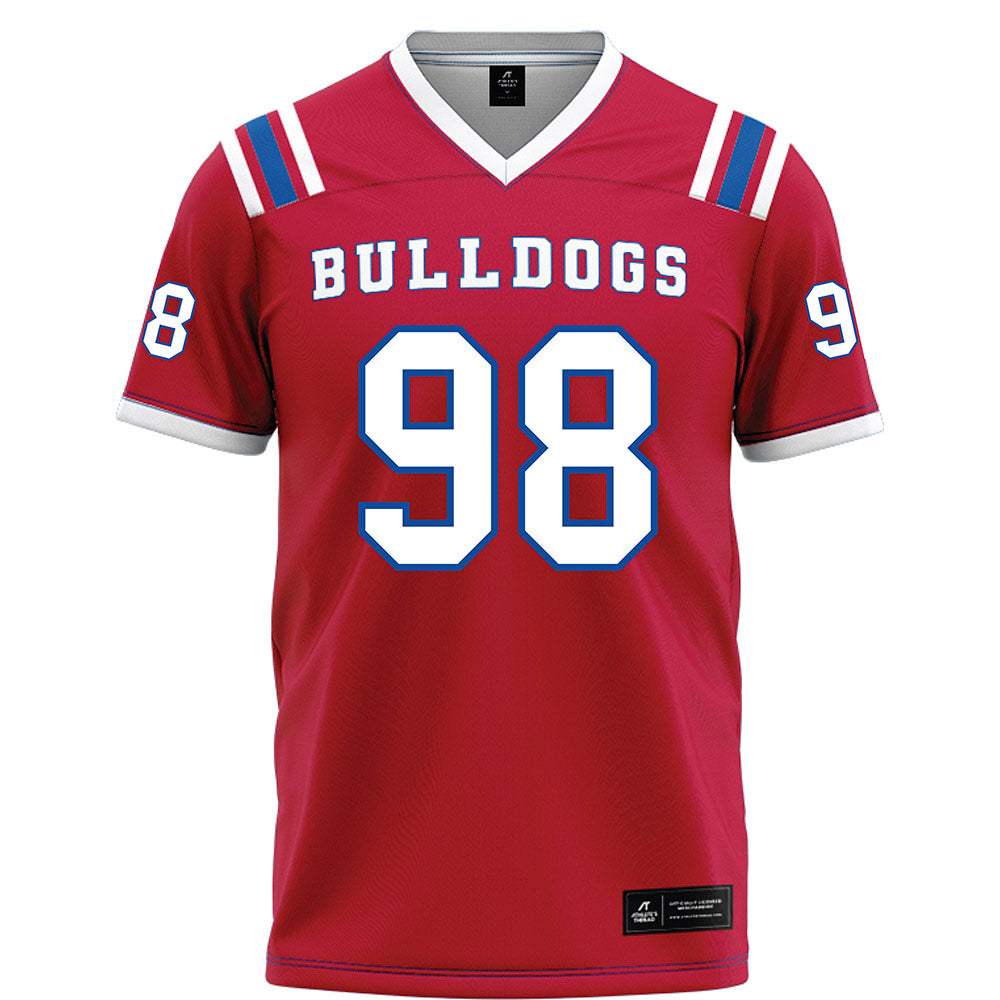 LA Tech - NCAA Football : Donovan Rieman - Red Football Jersey-0