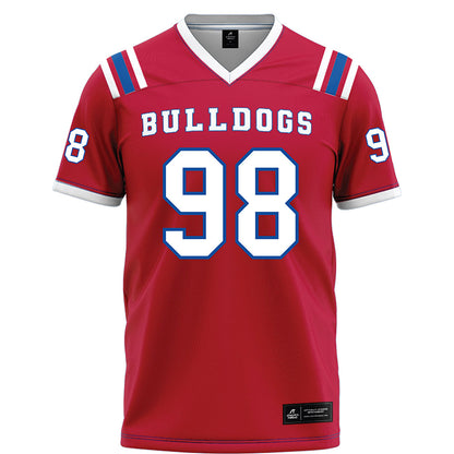 LA Tech - NCAA Football : Donovan Rieman - Red Football Jersey-0