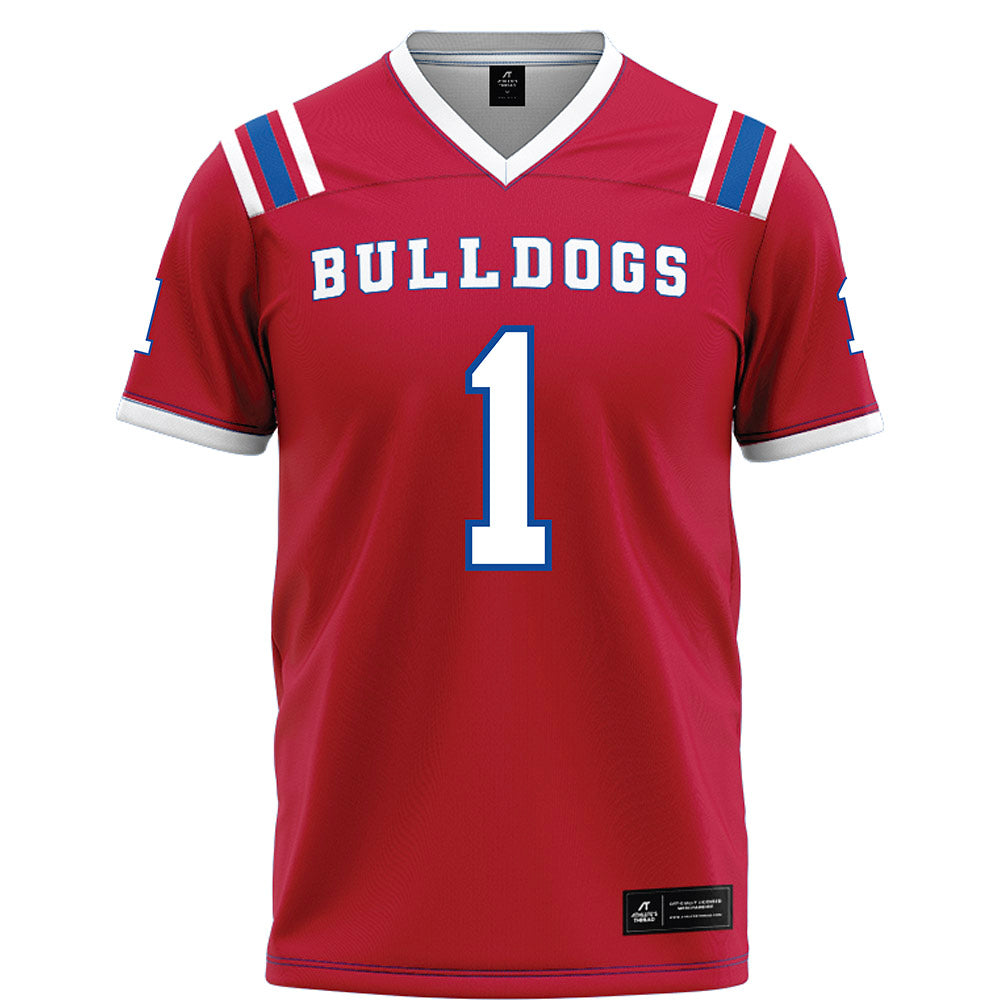 LA Tech - NCAA Football : Michael Richard - Red Football Jersey-0