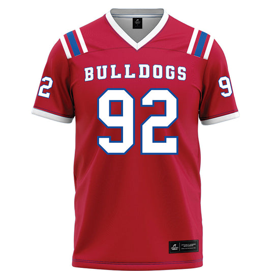 LA Tech - NCAA Football : Sterling Condry - Red Football Jersey-0