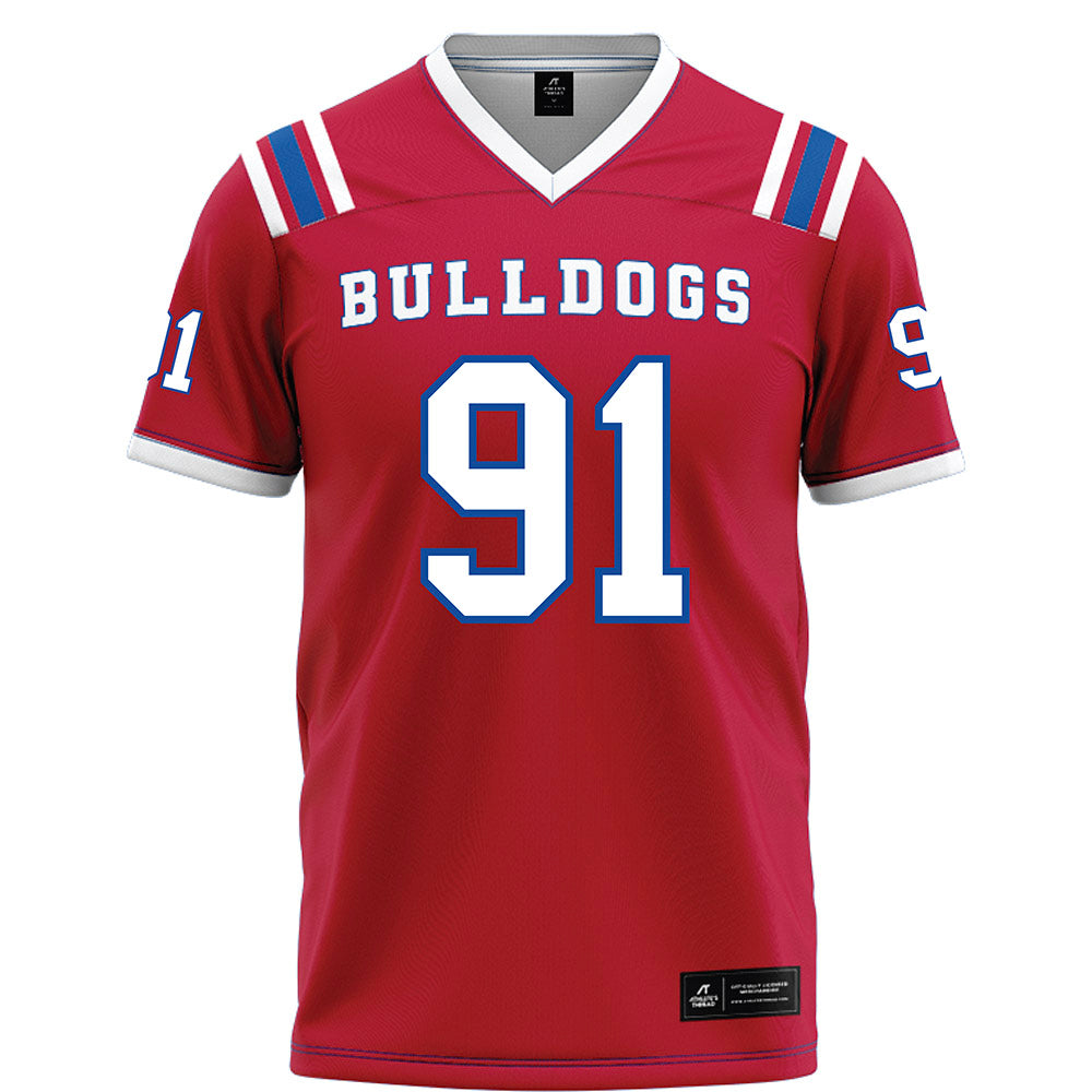 LA Tech - NCAA Football Legends : Matthew Broha - Red Football Jersey-0
