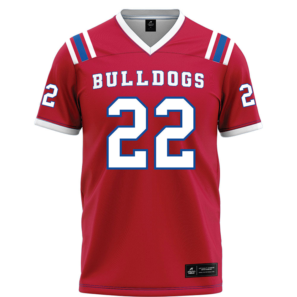 LA Tech - NCAA Football : Omiri Wiggins - Red Football Jersey