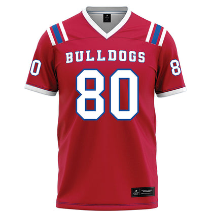 LA Tech - NCAA Football : Dane Benedix - Red Football Jersey-0