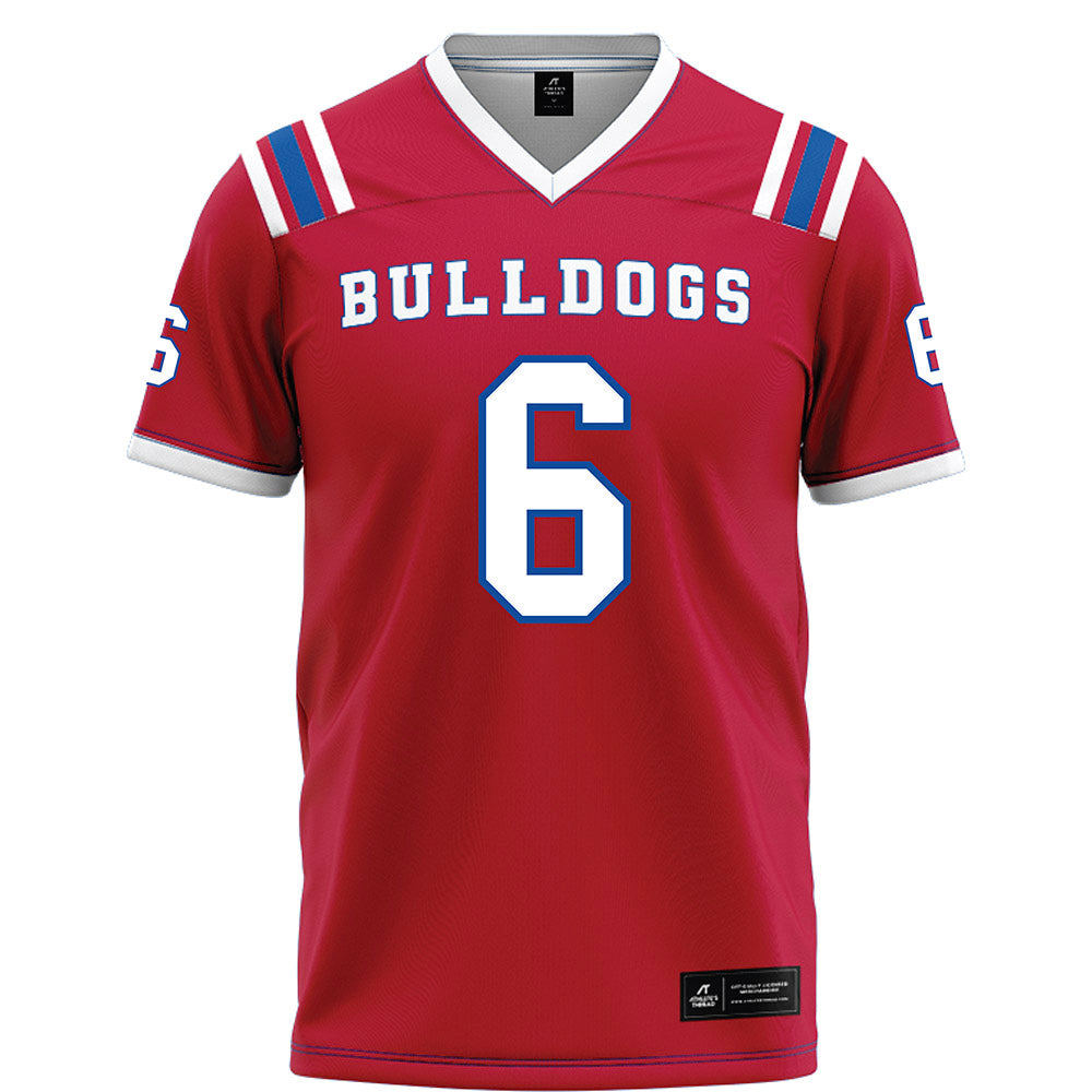 LA Tech - NCAA Football Legends : Phillip Livas - Red Football Jersey-0