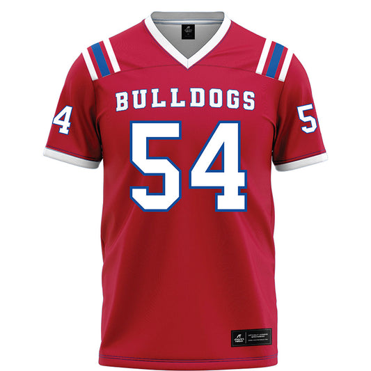 LA Tech - NCAA Football : Toby Mealer - Red Football Jersey-0