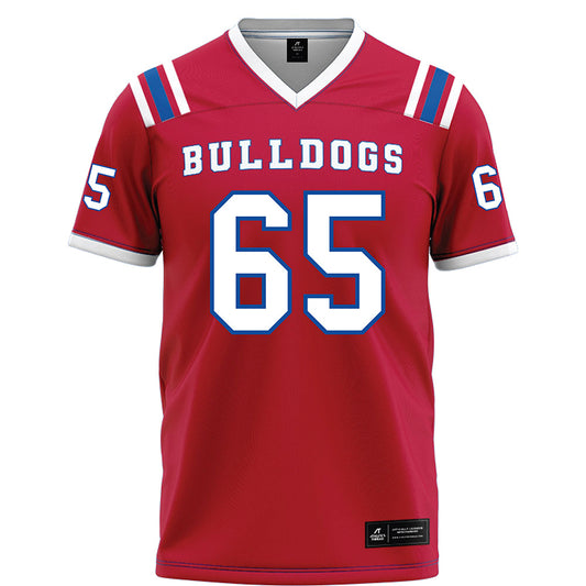 LA Tech - NCAA Football Legends : Kody Russey - Red Football Jersey-0