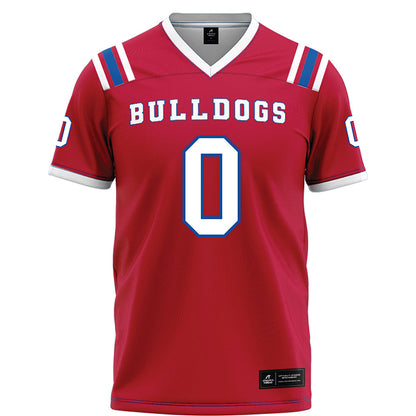 LA Tech - NCAA Football : Andrew Burnette - Red Football Jersey-0