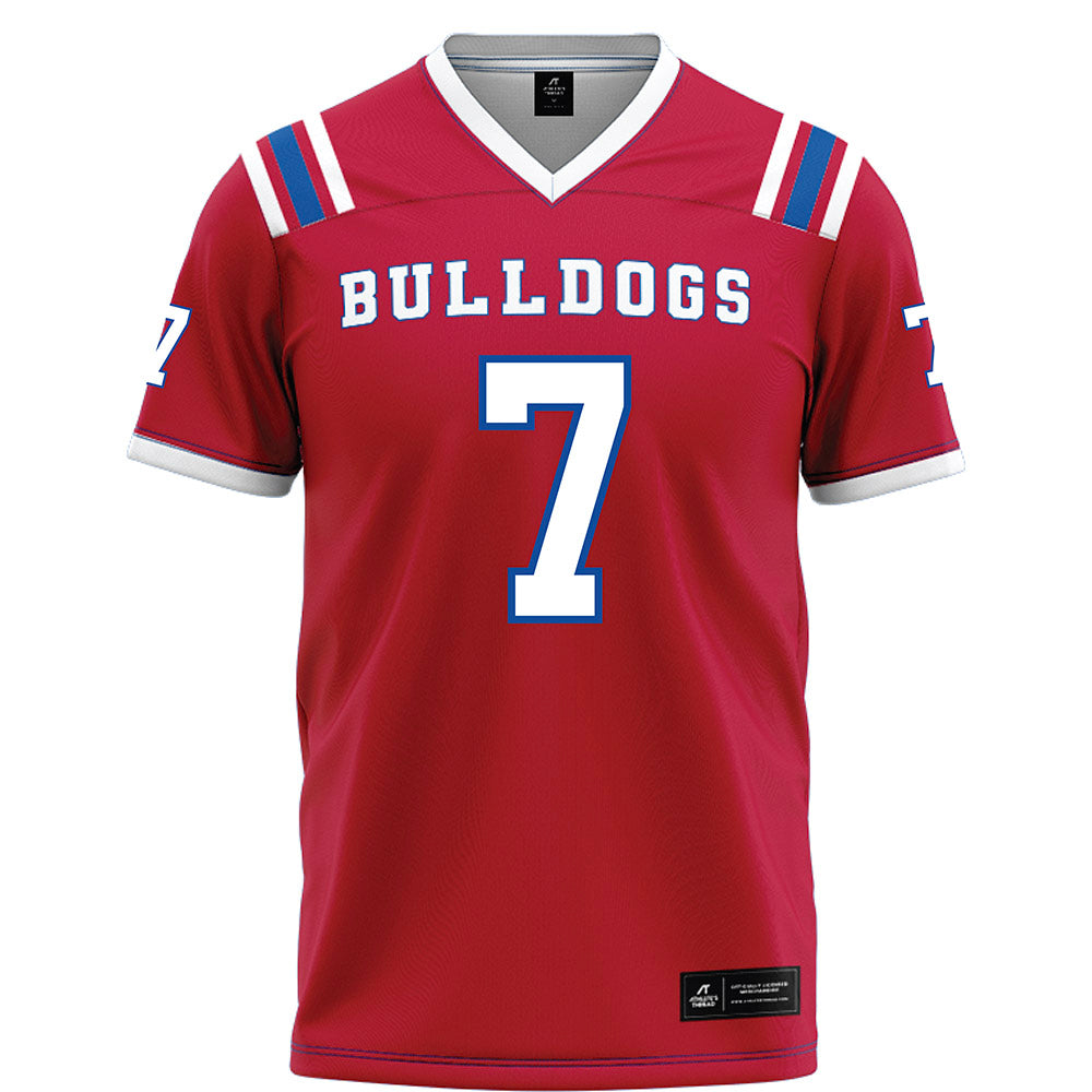 LA Tech - NCAA Football : Jhamal Shelby Jr - Red Football Jersey-0