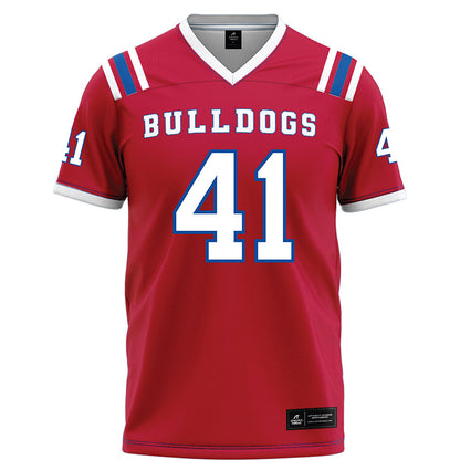 LA Tech - NCAA Football : Ean Burch - Red Football Jersey