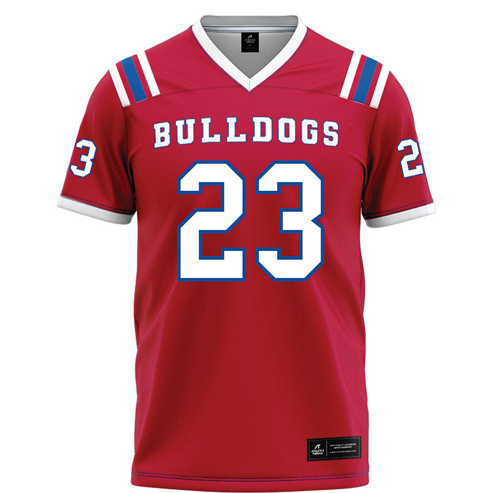 LA Tech - NCAA Football Legends : Kentrell Brice - Red Football Jersey-0