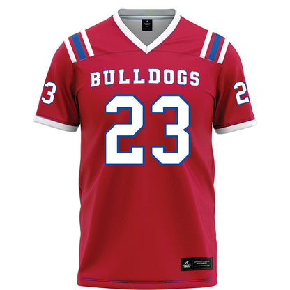 LA Tech - NCAA Football Legends : Kentrell Brice - Red Football Jersey-0