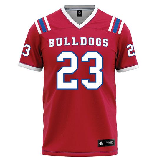 LA Tech - NCAA Football Legends : Kentrell Brice - Red Football Jersey-0