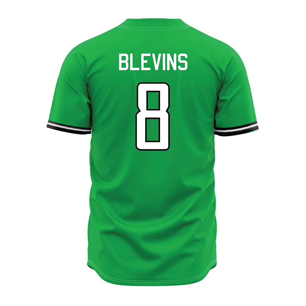 Marshall - NCAA Baseball : Bryce Blevins Blevins - Green Jersey-1