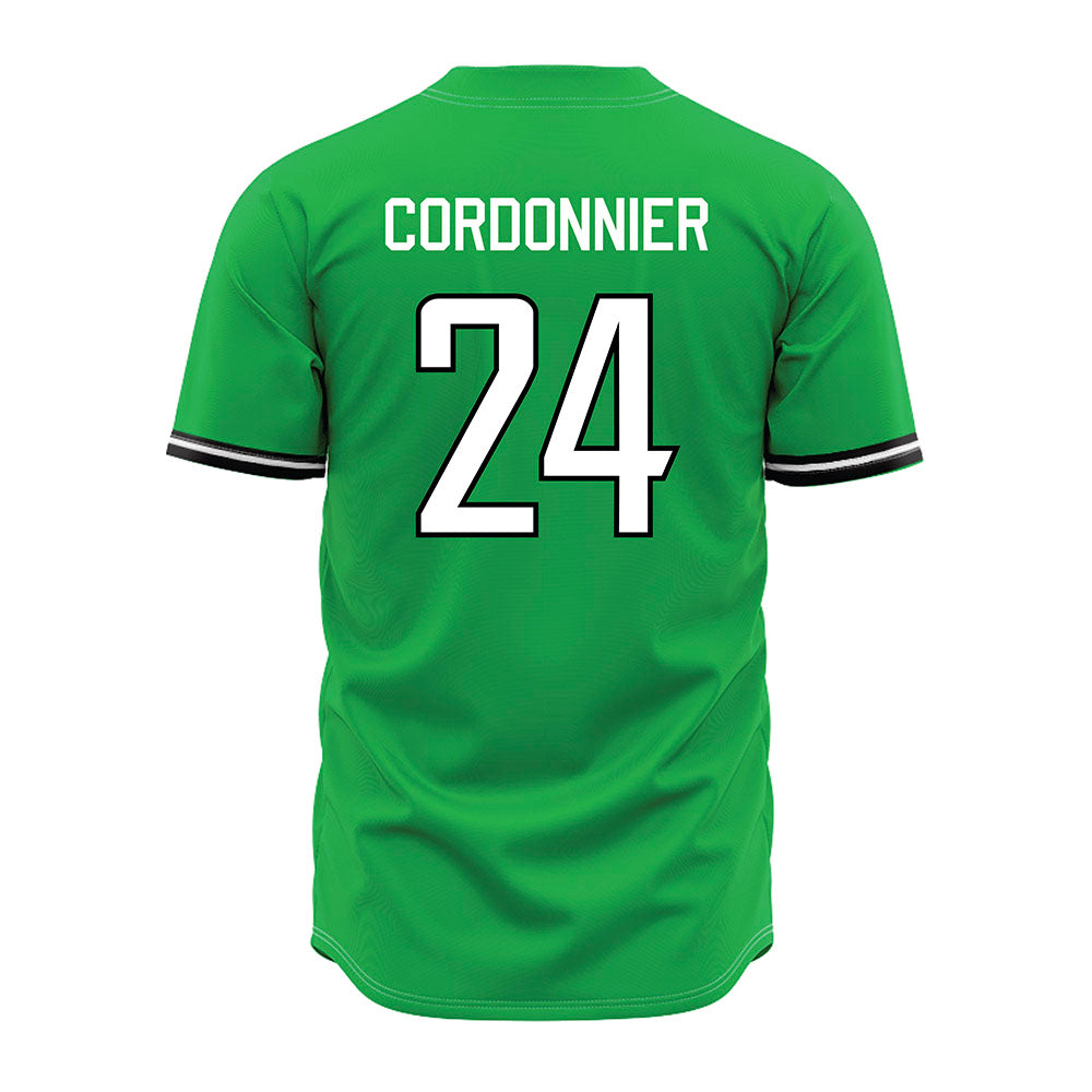 Marshall - NCAA Baseball : Braylon Cordonnier - Green Jersey-1