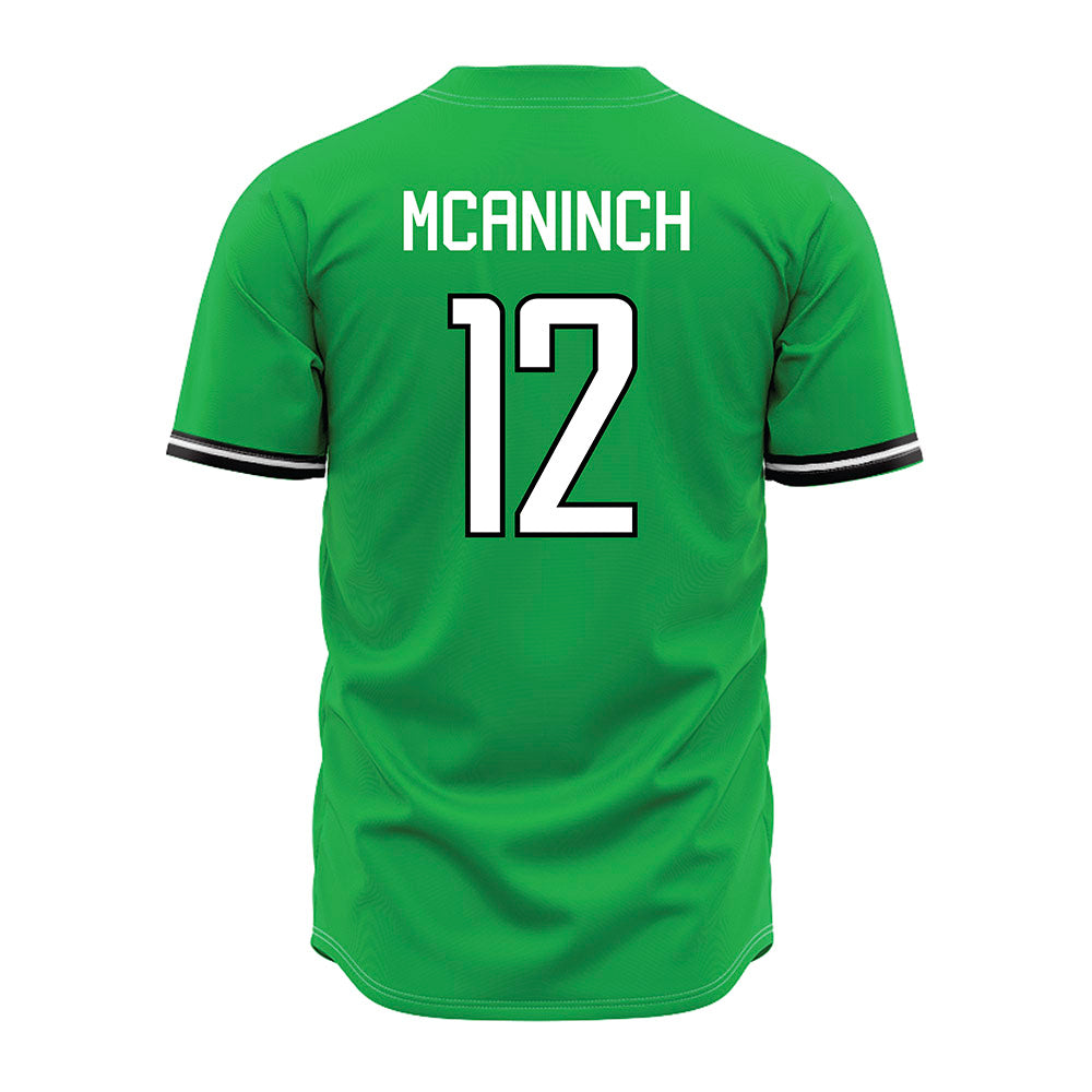 Marshall - NCAA Baseball : AJ McAninch - Green Jersey-1