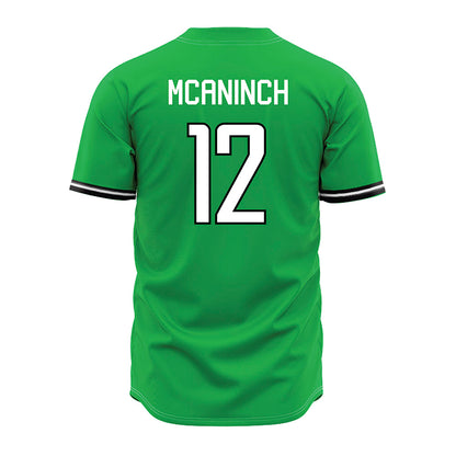 Marshall - NCAA Baseball : AJ McAninch - Green Jersey-1