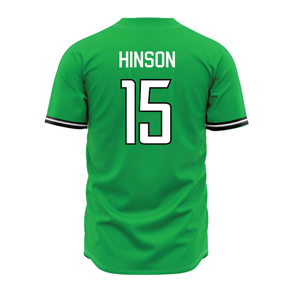 Marshall - NCAA Baseball : Cooper Hinson - Green Jersey