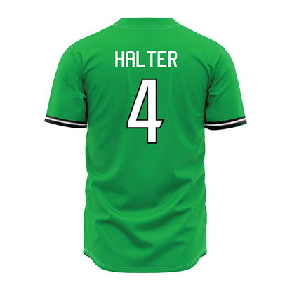 Marshall - NCAA Baseball : Franklin Halter - Green Jersey-1