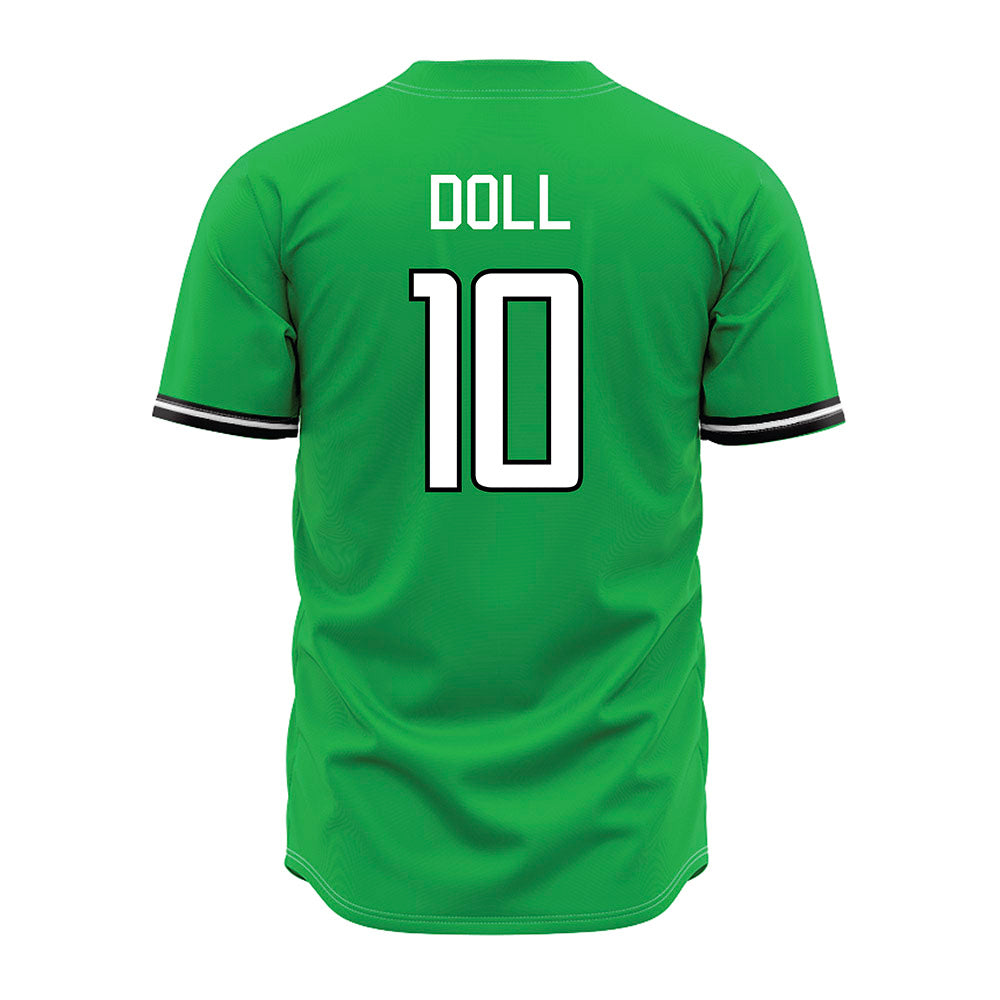 Marshall - NCAA Baseball : Landen Doll - Green Jersey-1
