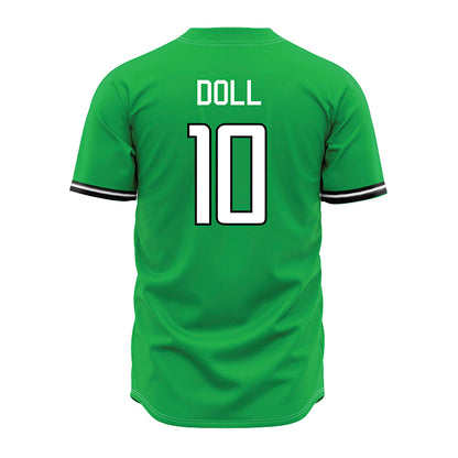 Marshall - NCAA Baseball : Landen Doll - Green Jersey-1