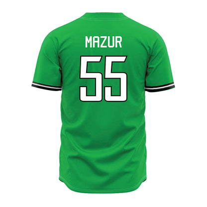 Marshall - NCAA Baseball : Patrick Mazur - Green Jersey