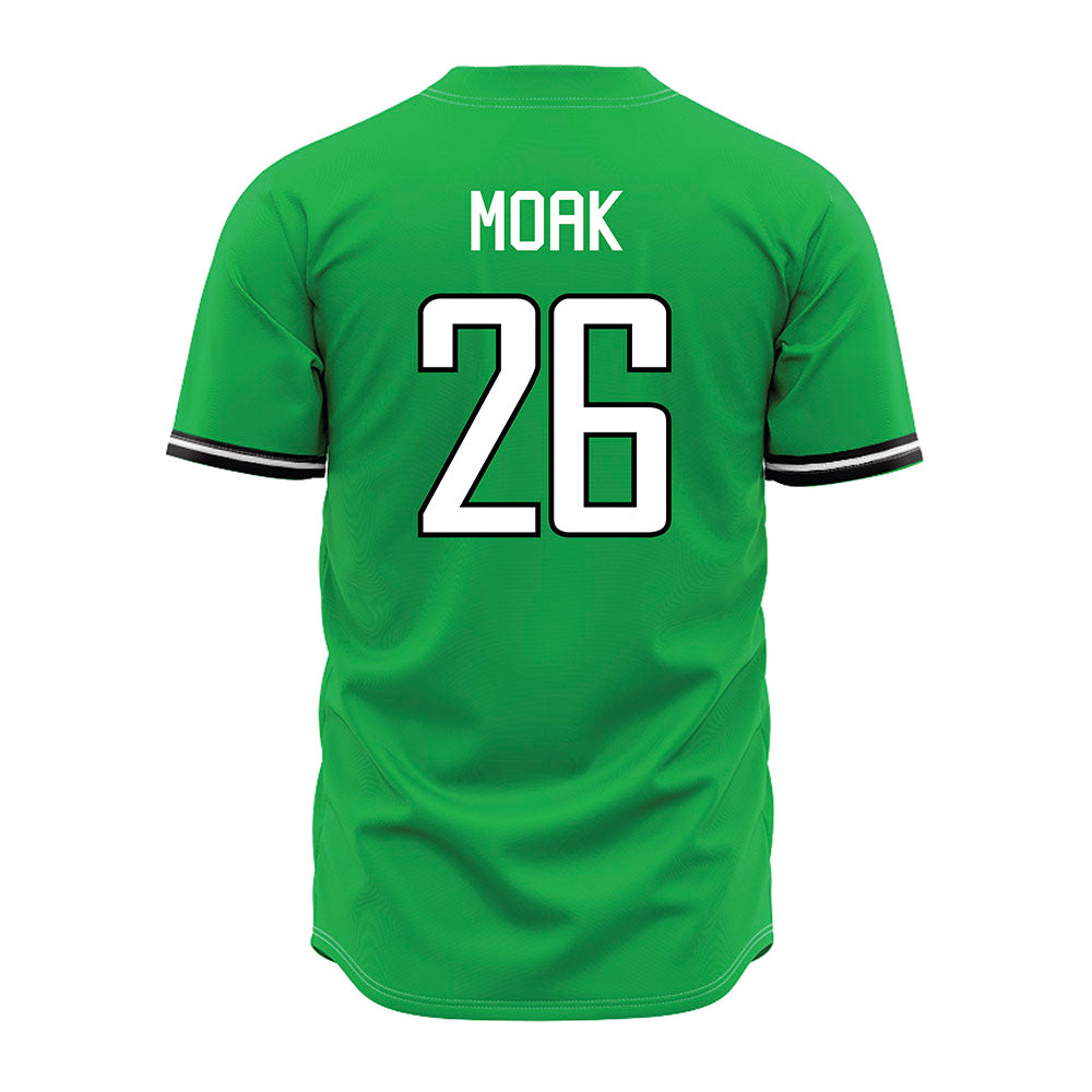 Marshall - NCAA Baseball : Clint Moak - Green Jersey