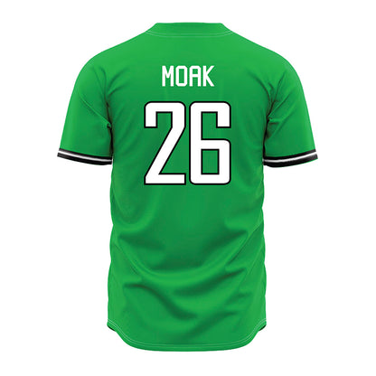 Marshall - NCAA Baseball : Clint Moak - Green Jersey