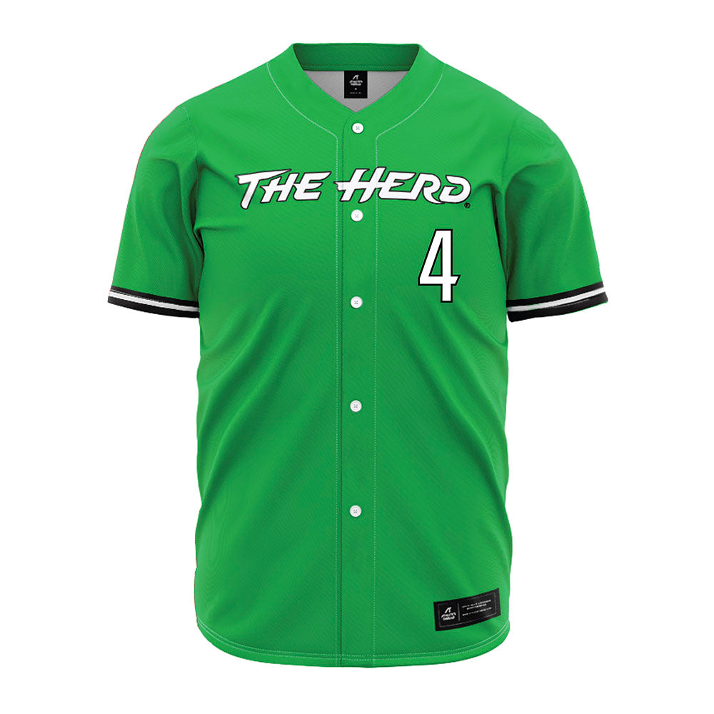 Marshall - NCAA Baseball : Franklin Halter - Green Jersey-0