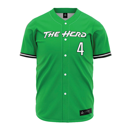 Marshall - NCAA Baseball : Franklin Halter - Green Jersey-0