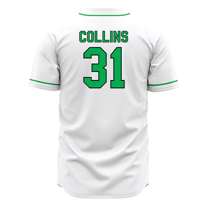 Marshall - NCAA Baseball : Kenyon Collins - White Jersey