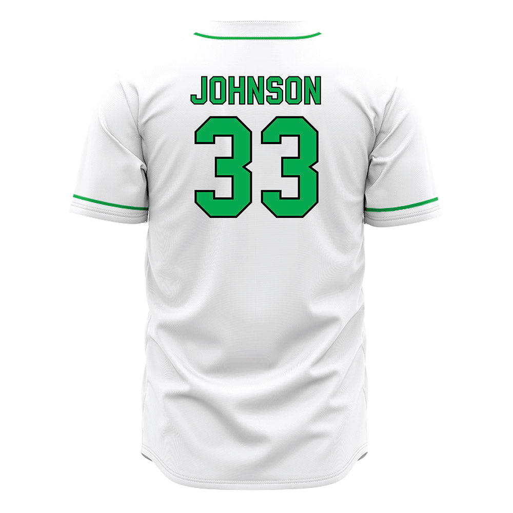 Marshall - NCAA Baseball : Rivers Johnson - White Jersey