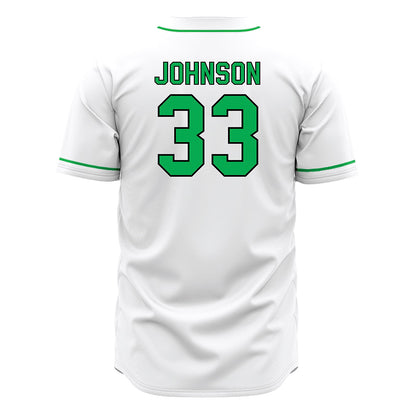Marshall - NCAA Baseball : Rivers Johnson - White Jersey