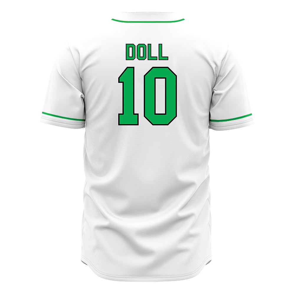 Marshall - NCAA Baseball : Landen Doll - White Jersey-1