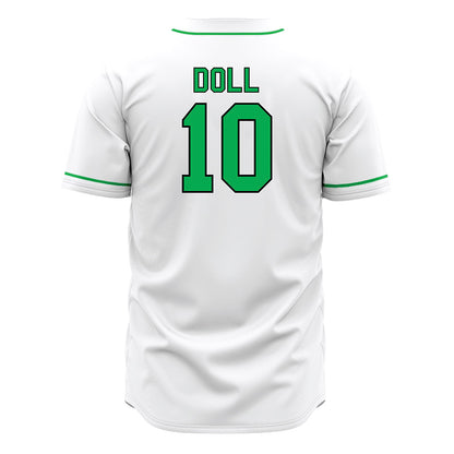 Marshall - NCAA Baseball : Landen Doll - White Jersey-1