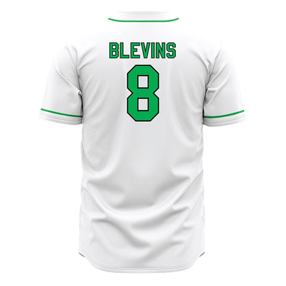 Marshall - NCAA Baseball : Bryce Blevins Blevins - White Jersey-1